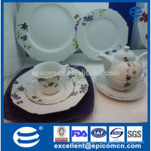 Vaisselle en porcelaine allemande multiedge populaire de haute qualité fabriquée en Chine